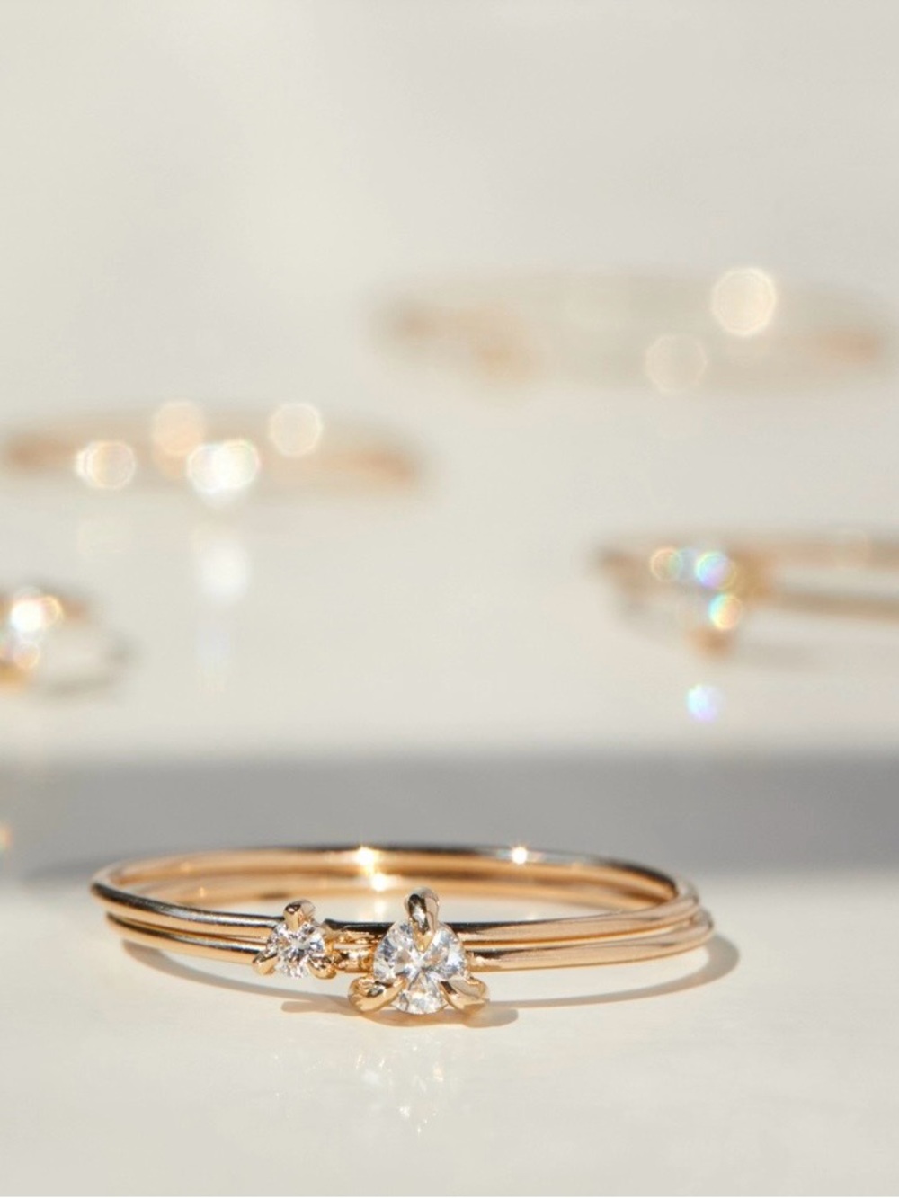 Catbird diamond fizz ring